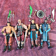 2005 Mortal Kombat Action Figure Sub-Zero Liu Kang Baraka Vintage Jazwares