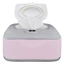 Baby Wet Warmer  Dispenser, Holder and Case - Purple, Playful/Cute, with Eas...