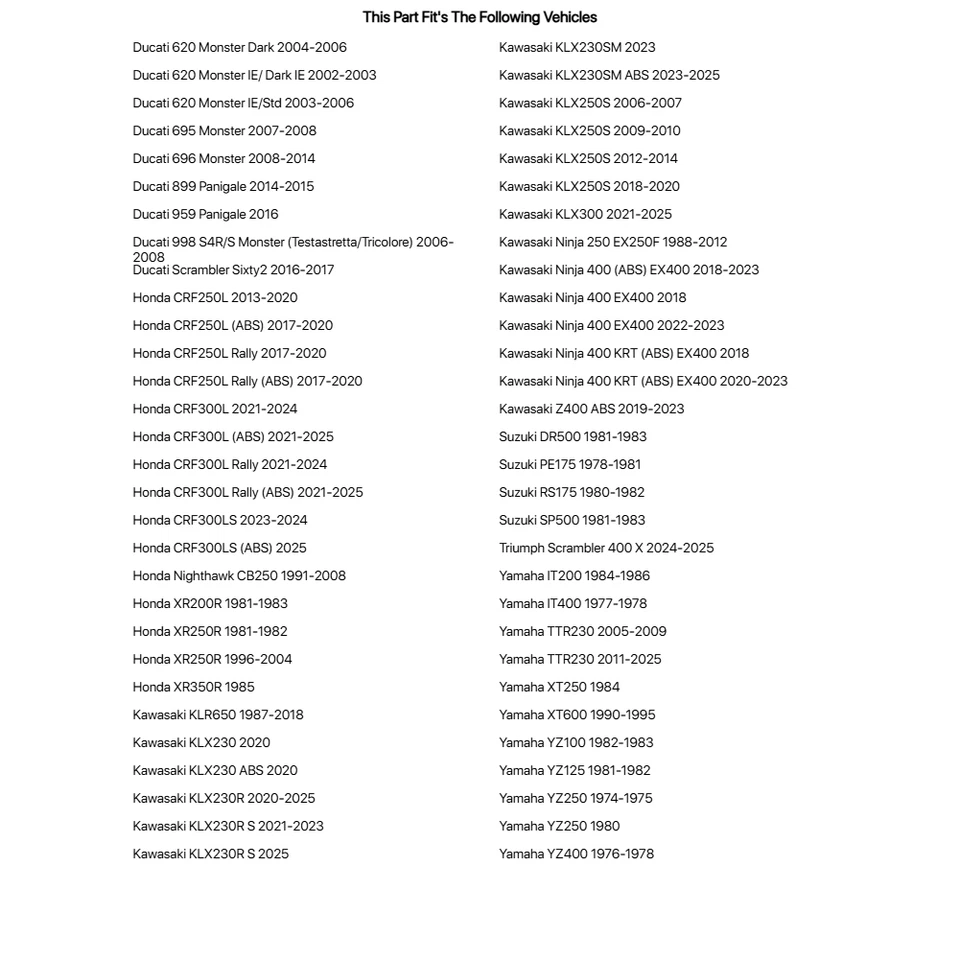 Cadena de oring Primary Drive 520 ORM 520x106 para KAWASAKI Ninja 400 EX400 2018,2022 Foto 4 de 4