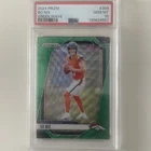 2024 Panini Prizm - Rookies Bo Nix #309 Green Wave Prizm (RC)