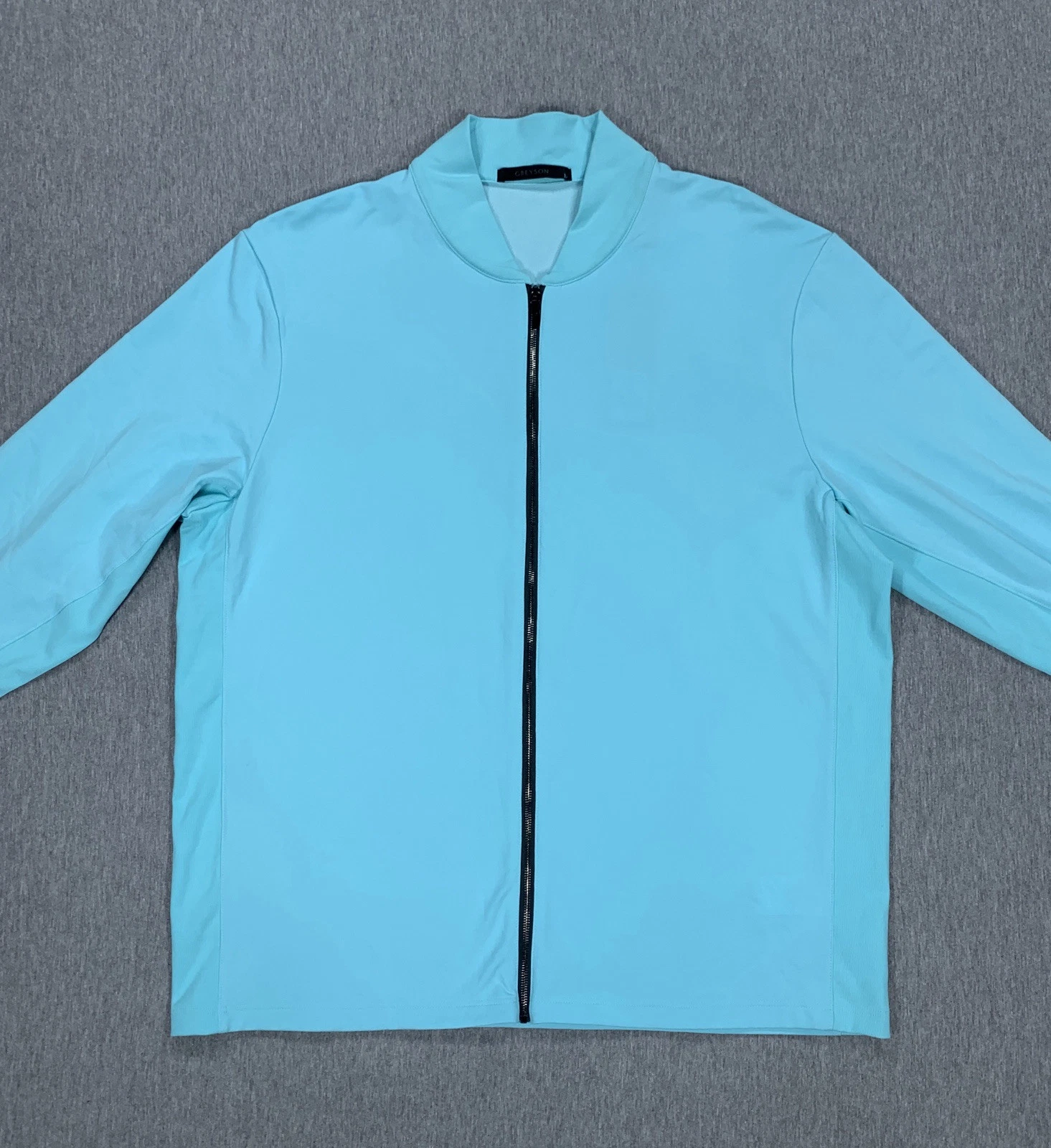 Greyson Golf Siasconset Full Zip Jacket Mint Aqua Skystone Men’s L MSP23K98-438 image 4