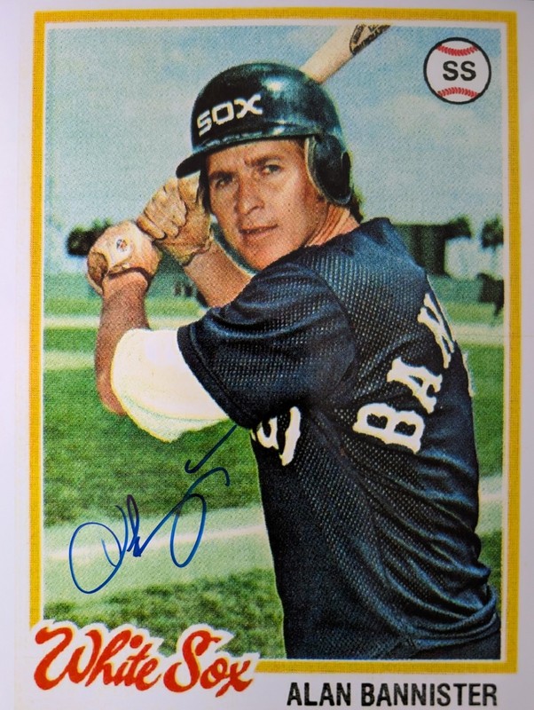 ALAN BANNISTER (Chicago White Sox) Signed/Autographed 8x10 Photograph