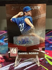 2015 Panini Elite - Daniel Norris #6 (RC) Auto