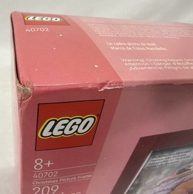 Lego Christmas Picture Frame #40702 Sealed - 209 Pcs - Box Damage