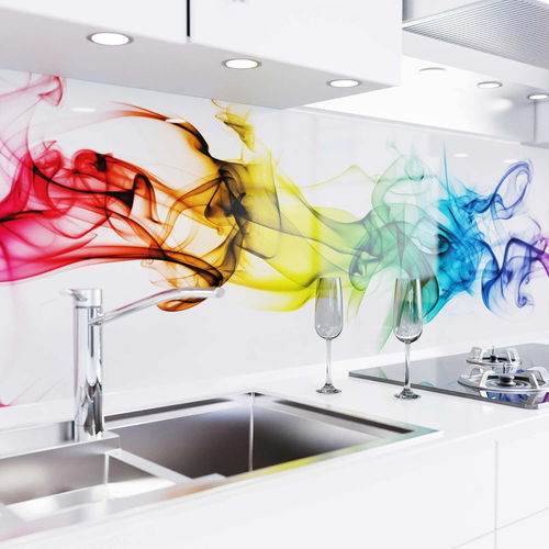 Pannello decorativo della cucina in vetro L 60 x H 70 cm | Leroy Merlin