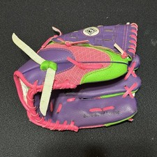 Franklin Mesh Tek Baseball Glove Girls Youth Size 9.5" 22804 Pink Purple