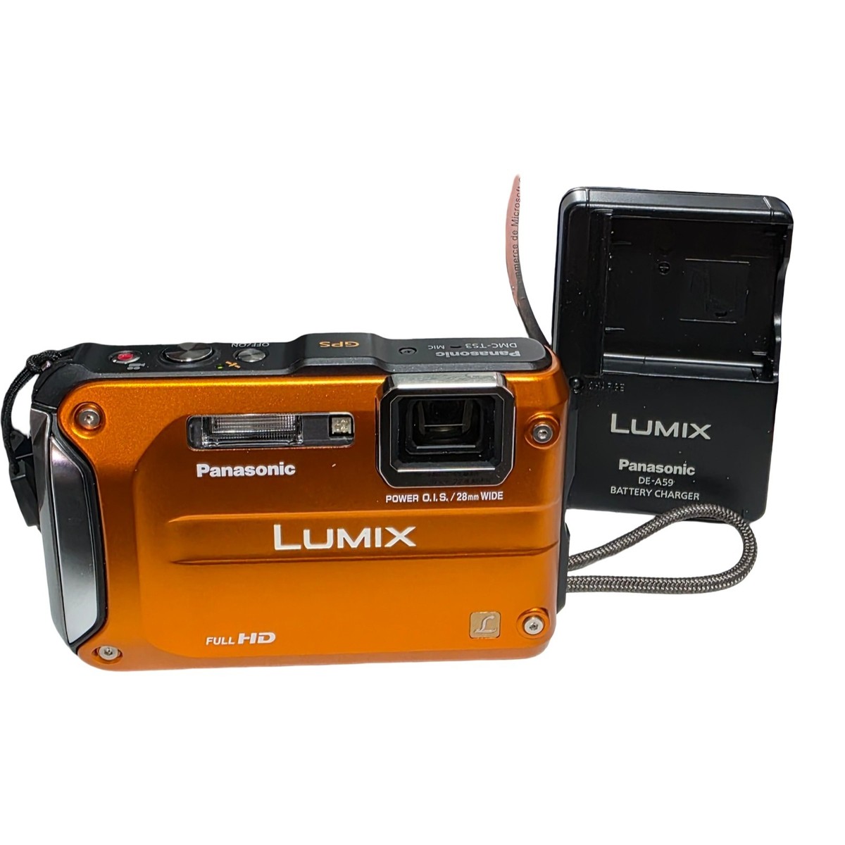 Panasonic LUMIX DMC-TS3/DMC-FT3 12.1MP Digital Camera Orange 16GB