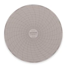 Dickson C657 Circular Chart,6 In,0 To 100F,7 Day,Pk60