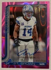 2025 Topps Chrome Amon-Ra St. Brown Pink Lava Refractor (RAW)