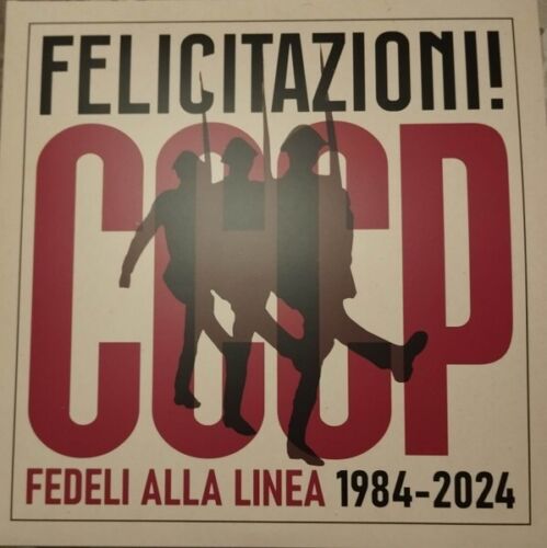 CCCP-Fedeli Alla Linea "Felicitazioni! CCCP FedeliAlla Linea1984-2024"IT'23-LpMT - Photo 1/7