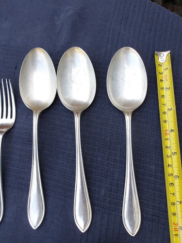 28 Pieces Silver Plated Forks & Spoons - Same Pattern Variations On Markings - Picture 4 of 24