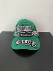 Casquette verte Supreme City Patches