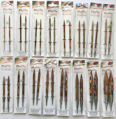 KnitPro Symfonie Holz austauschbare Spitzen zum Rundstricken) verschiedene Breiten