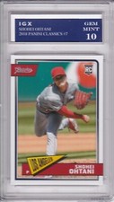 SHOHEI OHTANI ROOKIE CARD $$ GEM MINT 10 Panini Classics BASEBALL 2018 ANGELS RC