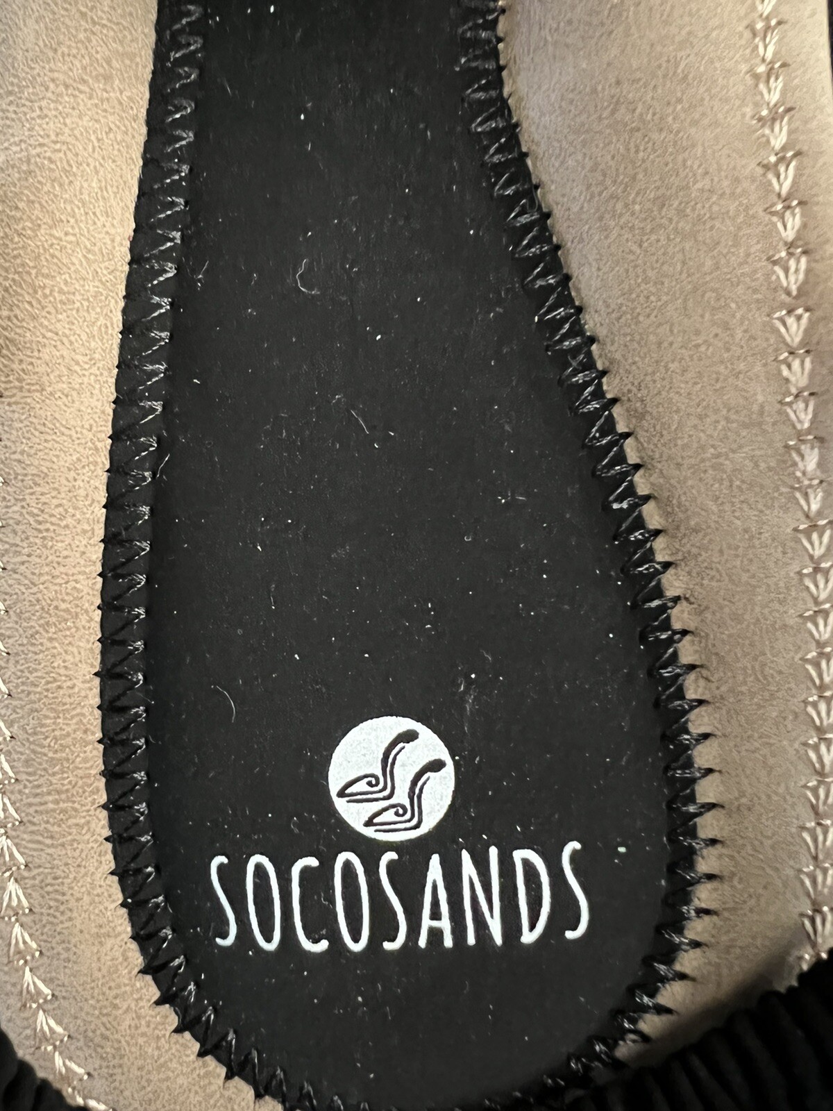 Socosands Women's Comfy Sandals Black Comfort Slip On Summer's Sandals