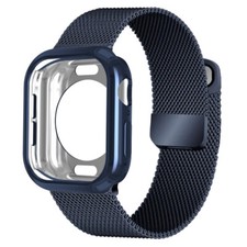 Band Case For Apple Watch Series 10 42/46mm Case Cover For iwatch Metal Strap