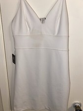 express off white bodycon dress Small