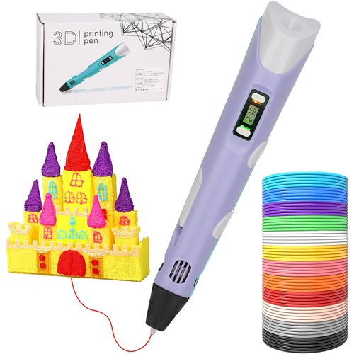 3D Stifte Set 3D Druck Stift mit 12Farben 120ft PLA Filament 3D Pen DIY Kinder - Bild 2 von 18