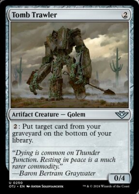 Tomb Trawler, Outlaws of Thunder Junction, Near Mint x 1 MTG