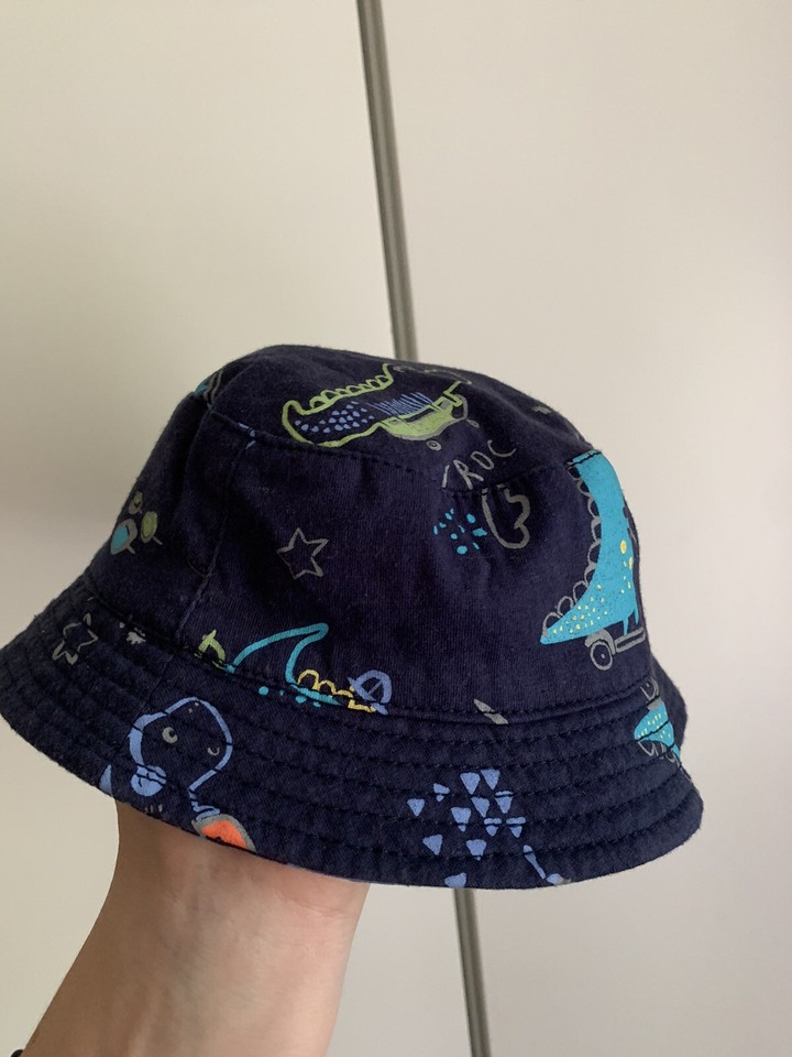 Baby Navy Blue Dinosaur Star Bucket Hat 36 Months eBay