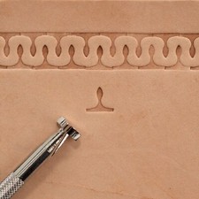 Craftool Border Saddle Stamp D447 6447-00 by Tandy Leather