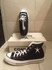 converse glitter flame black