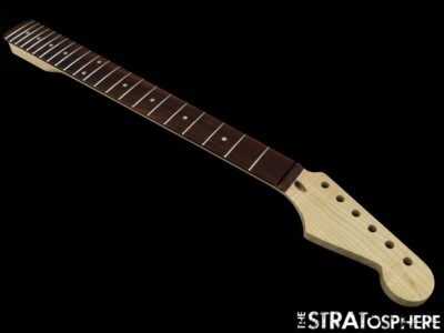 Stratocaster　激トラネック NEW Fender Lic WD Stratocaster Strat Replacement NECK AAA Flame