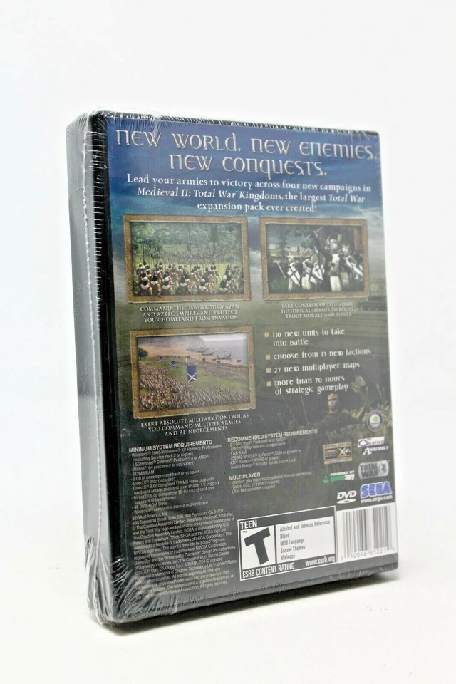 Medieval II: Total War -- Kingdoms - PC - Strategy Game - NEW/Sealed - Image 2 of 4