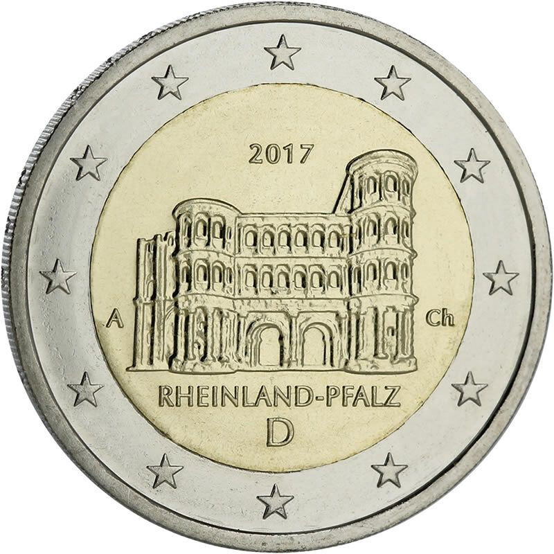  ALLEMAGNE - 2 euros commémo. Rhénanie-Palatinat - 2017 atelier  F