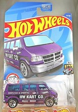 2022 Hot Wheels #55 HW Metro 6/10 DODGE VAN Purple w/Chrome 5 Spoke Wheels