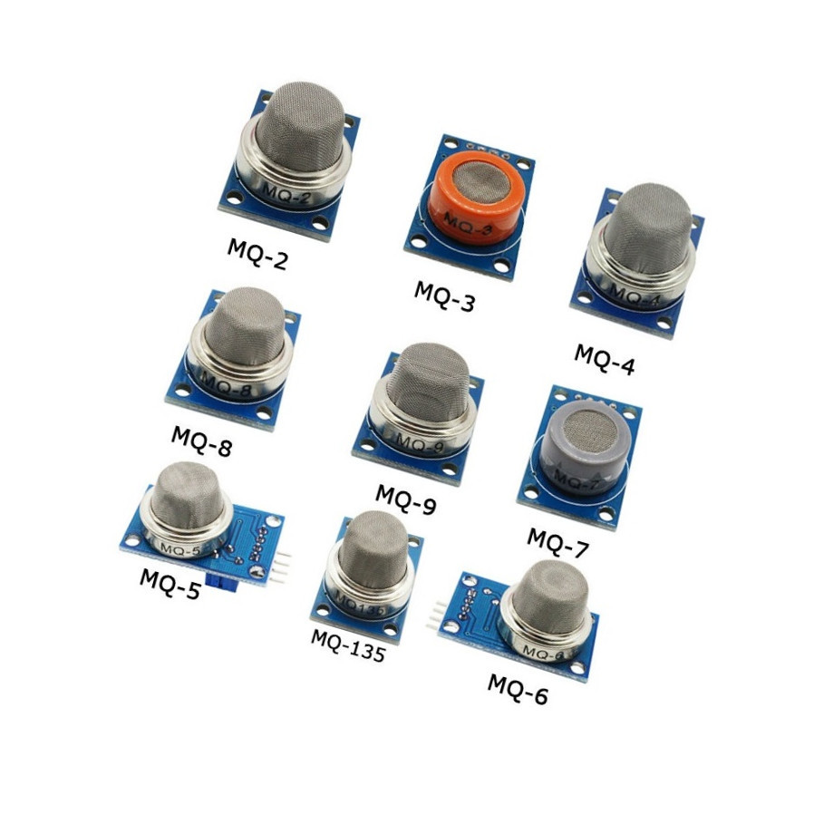MQ-2 MQ-3 MQ-4 MQ-5 MQ-6 MQ-7 MQ-8 MQ-9 MQ-135 Gas Detection Alarm ...