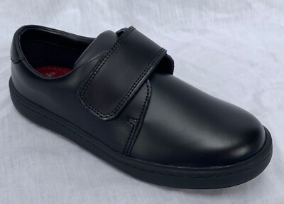 Clarks Jungen Street Shine schwarz Leder Schulschuhe F/G Passform