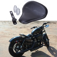 Motorcycle Bobber Solo Seat w/Spring For Harley Davidson Sportster Iron 883 1200