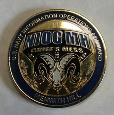 Menwith Hill Navy Information Operations CMD Joint NSA Echelon Challenge Coin