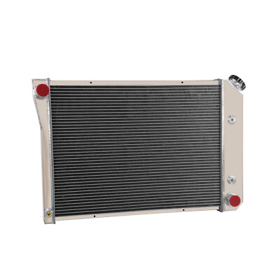 4 Rows Aluminum Radiator For 1973-1974 Chevy Nova/Buick Apollo/Pontiac Ventura