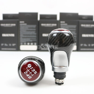 6S Carbon Fiber Gear Shift Knob For Audi A4 B6 B7 B8 A6 S4 8K A5 8T Q5 8R S Line