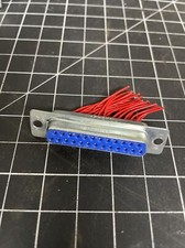17-10250 AMPHENOL CONNECTOR, 25 Pin D-Sub Plug, Female Gold Contacts Reclaimed