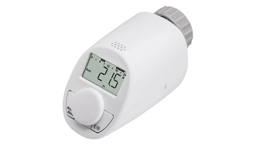 Eqiva 5er-Set Elektronischer Heizkörperthermostat Model N mit Boost-Funktion, le - Bild 2 von 4
