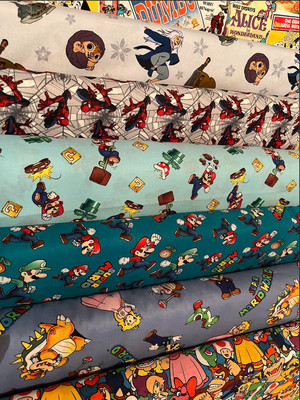 Fat Quarter 18''x21'' VERITY of Children Licensed Character 100% Cotton Fabric