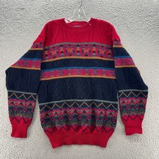 Vintage Pendleton Sweater Mens Medium Pullover Virgin Wool Mouth Color