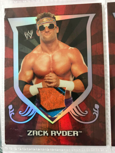 wwe topps classic 2011 relic swatch event worn t shirt ZACK RYDER 3 colors - Photo 1 sur 1