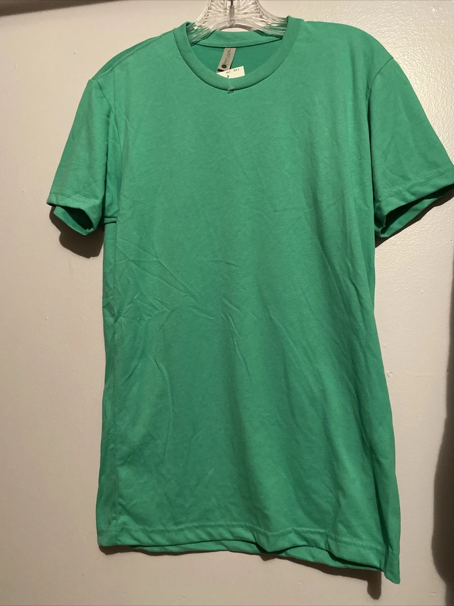 Next Level Ladies Boyfriend T Shirt Kelly Green Short Sleeve Small New