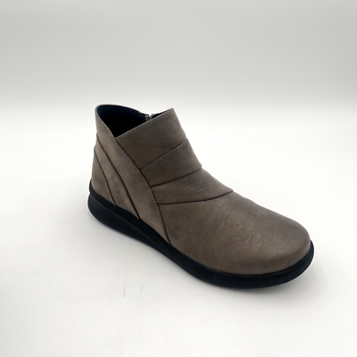 #ad Clarks CloudSteppers Sillian 2.0 Rise Ankle Pleated Fashion Zip Boots MSRP $120 $59.99