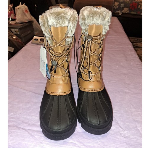 Ladies Size 7 Temp Rated Water & Skid Resitant Winter Snow Boots - Picture 10 of 12