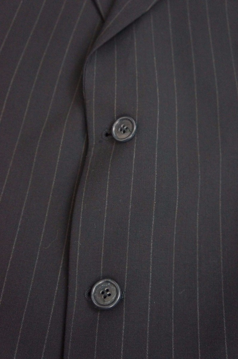 Brooks Brothers Brooksease Navy 2 Button Stripe Jacket Blazer