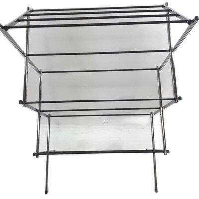 AmazonBasics Wäschetrockner Faltbarer Chrom 71 69cm Innenraum Trockner Halterung
