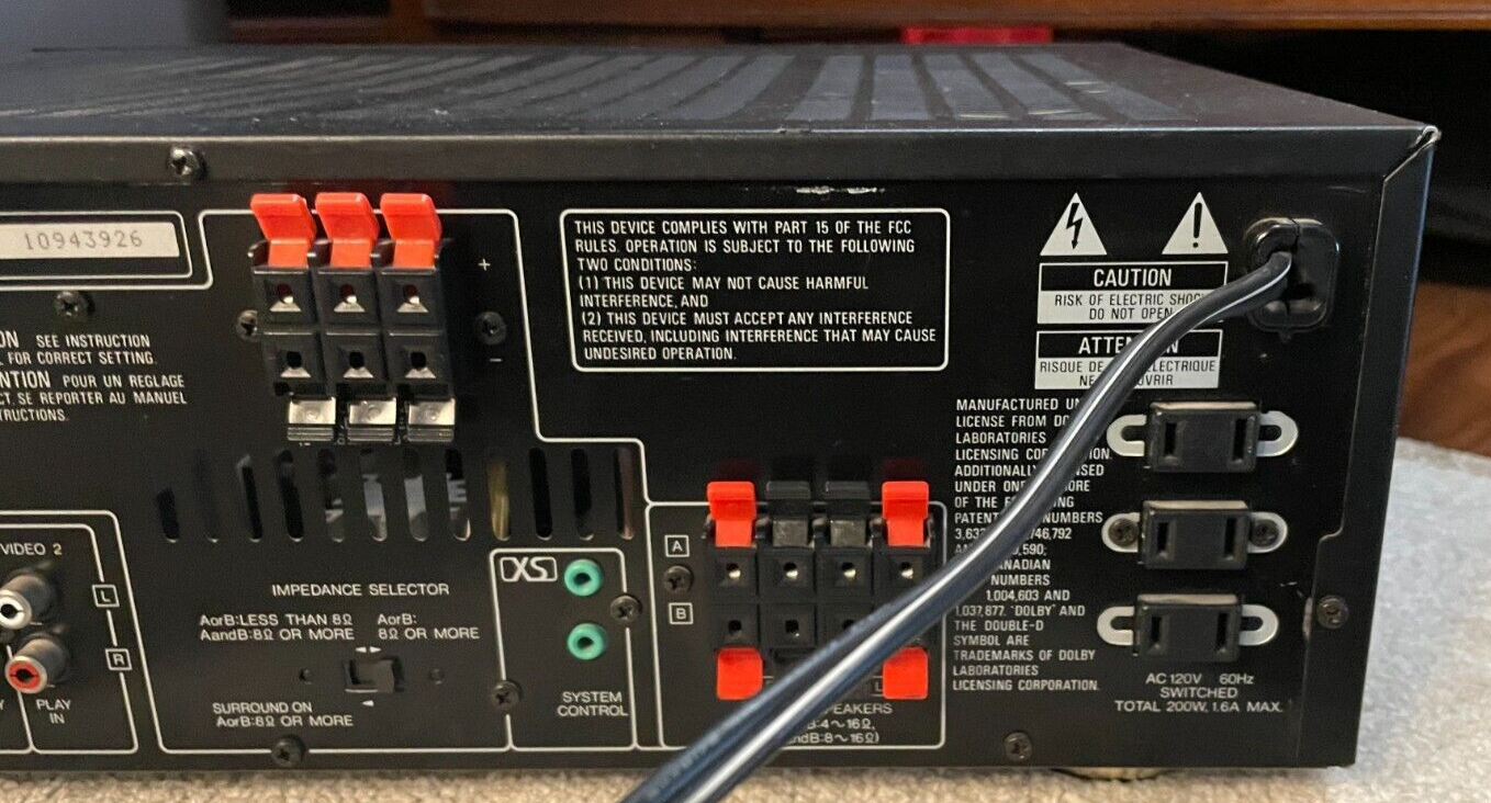 Kenwood KRV7030 AV Audio Video Stereo Receiver AM/FM Digital Tuner eBay