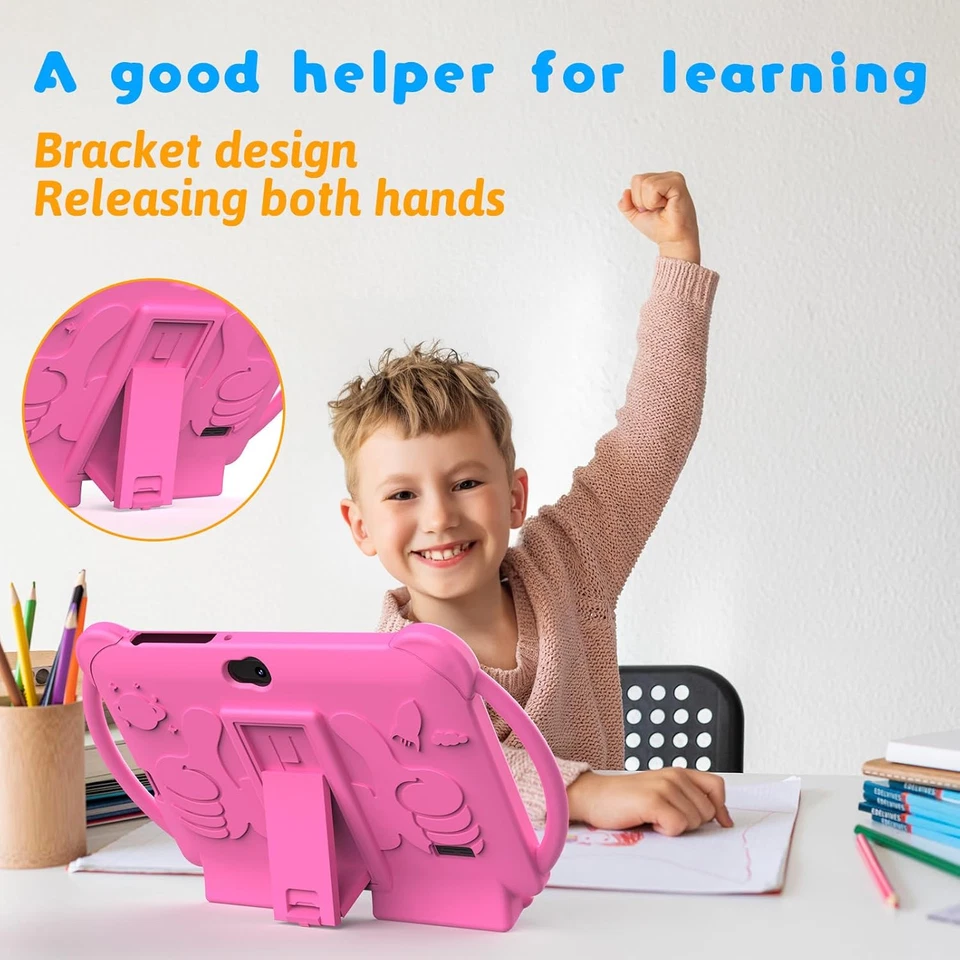 Tableta infantil de 7 pulgadas para niñas, tabletas Android 12 para niños - Image 4 of 4