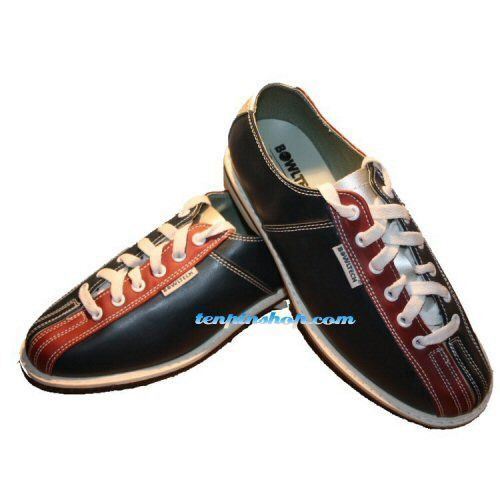 House Ten Pin Bowling Shoes Leather Laced Bowling Alley Shoes NEW