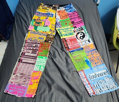 JEANS SCOTLOFL Hands Made  Printing Size 29x29 $129.95